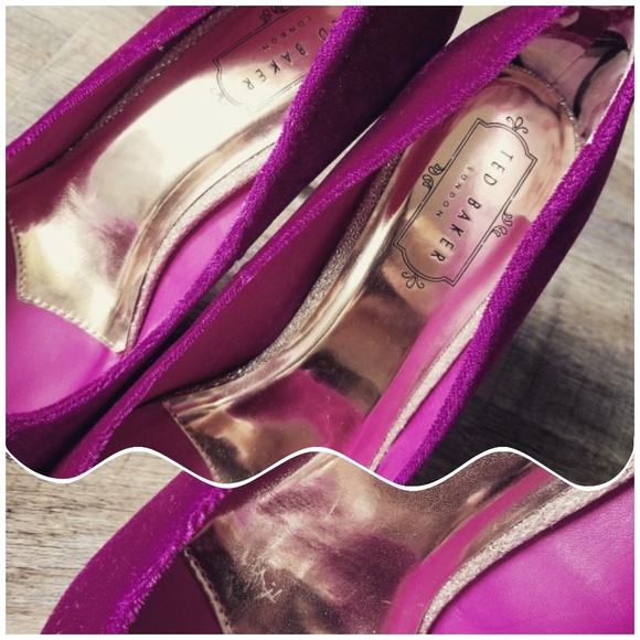 🚫SOLD🚫NIB TED BAKER EMBELLISHED VELVET PUMPS - Picture 8 of 8